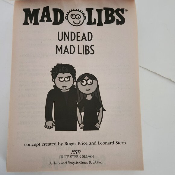 Mad Libs Mad About Mad Libs 100+ PAGES 5-in-1 LARGE * AS IS - Picture 14 of 16